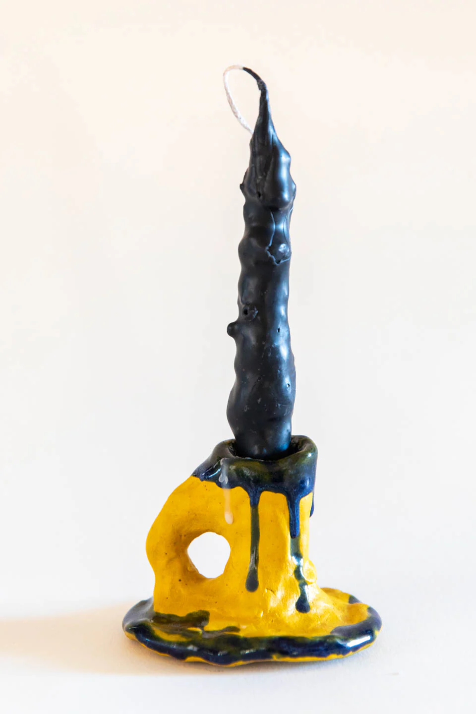 DUNGEON GOODS | YELLOW AND BLUE CANDLE HOLDER - Image 3