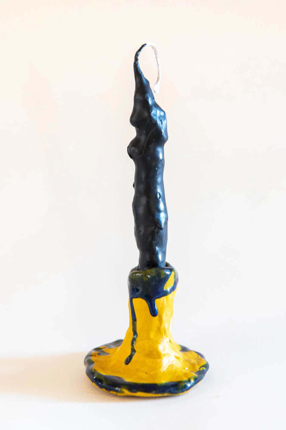 DUNGEON GOODS | YELLOW AND BLUE CANDLE HOLDER - Image 4