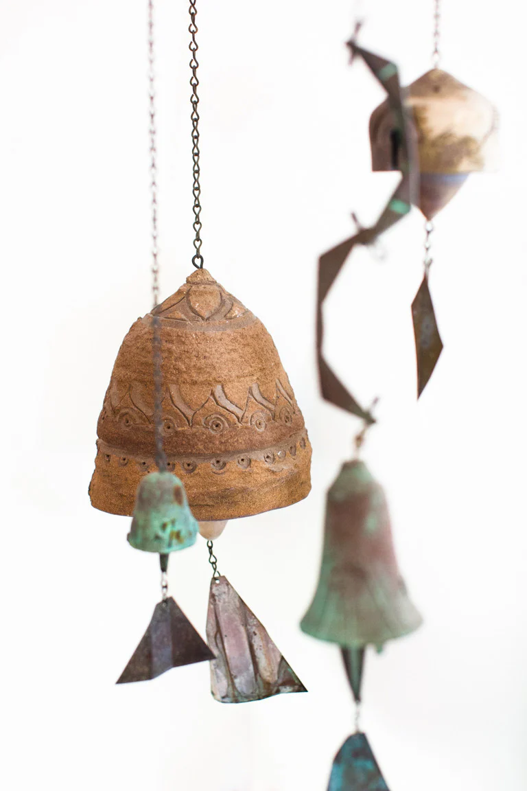 Paolo Soleri Ceramic Plaster-Cast Windbell - Image 3